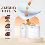 Paket 45 gulungan - Kertas toilet beraroma shea butter berlapis tiga lapis